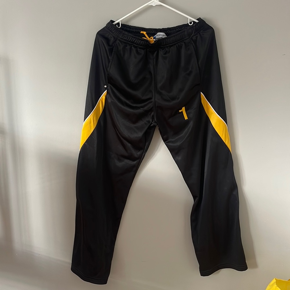 Track pants.